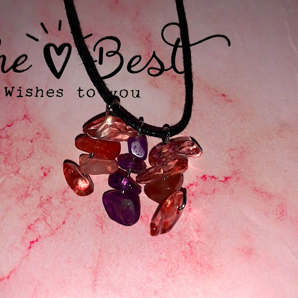 Gemstone choker